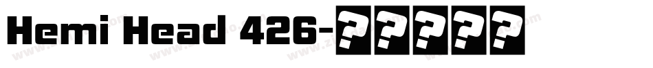 Hemi Head 426字体转换